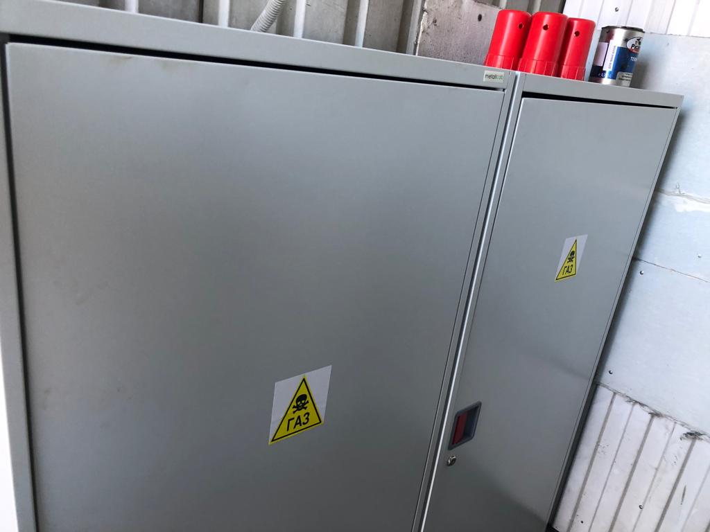 Металлический шкаф для газового оборудования купить в Адлере